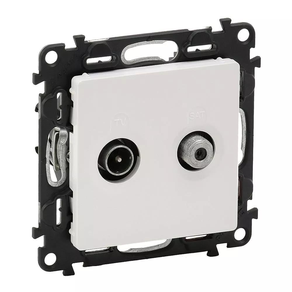 Розетка Legrand Valena LIFE TV-SAT скрытый монтаж IP20 Белый (753464) Розетка Legrand Valena LIFE TV-SAT скрытый монтаж IP20 Белый (753464)
