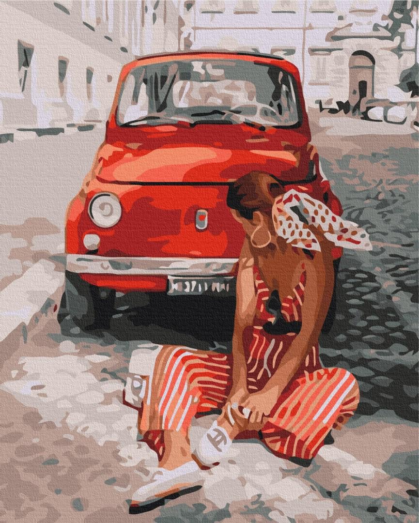 Картина по номерам Brushme Лето в красном 48x60 см (BS38506L)