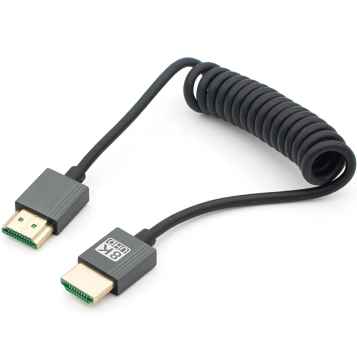 Кабель цифровой I-Taki COIL спиральный HDMI 8К HDMICOIL-2.1-MM D 3,6 мм Черный (000049336)
