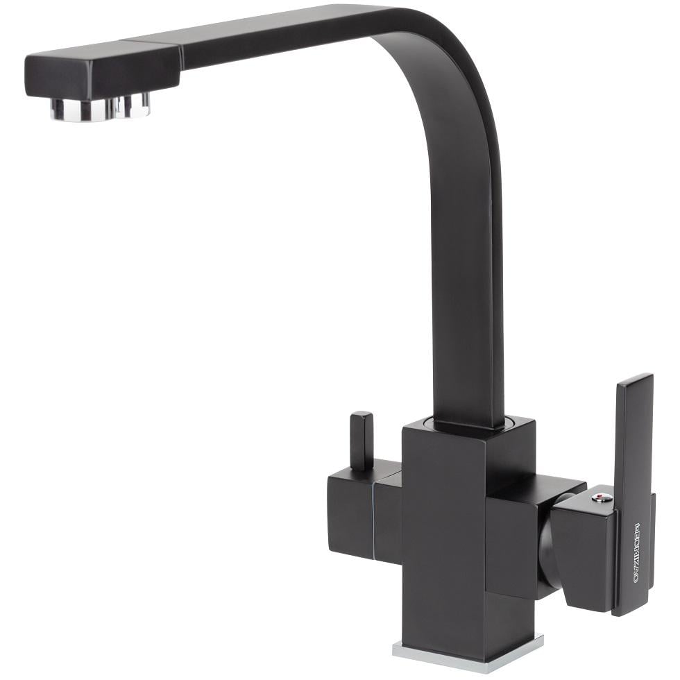 Кухонний змішувач Leomikao Kioto Black mat (6712196)