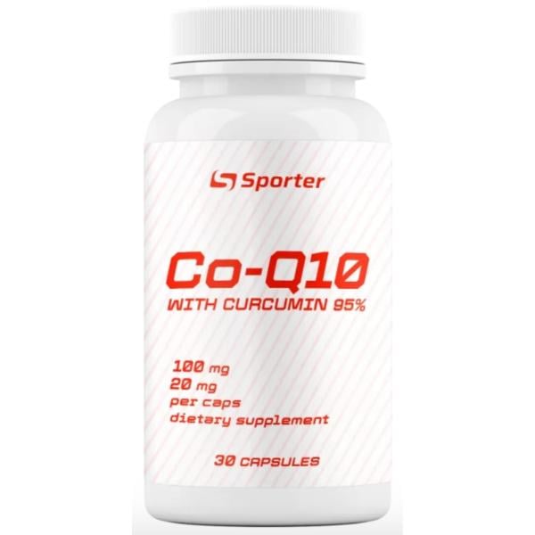 Коэнзим для спорта Sporter Co Q10-100 мг с curcumin 95% and bioperine 30 капс. (000023778)