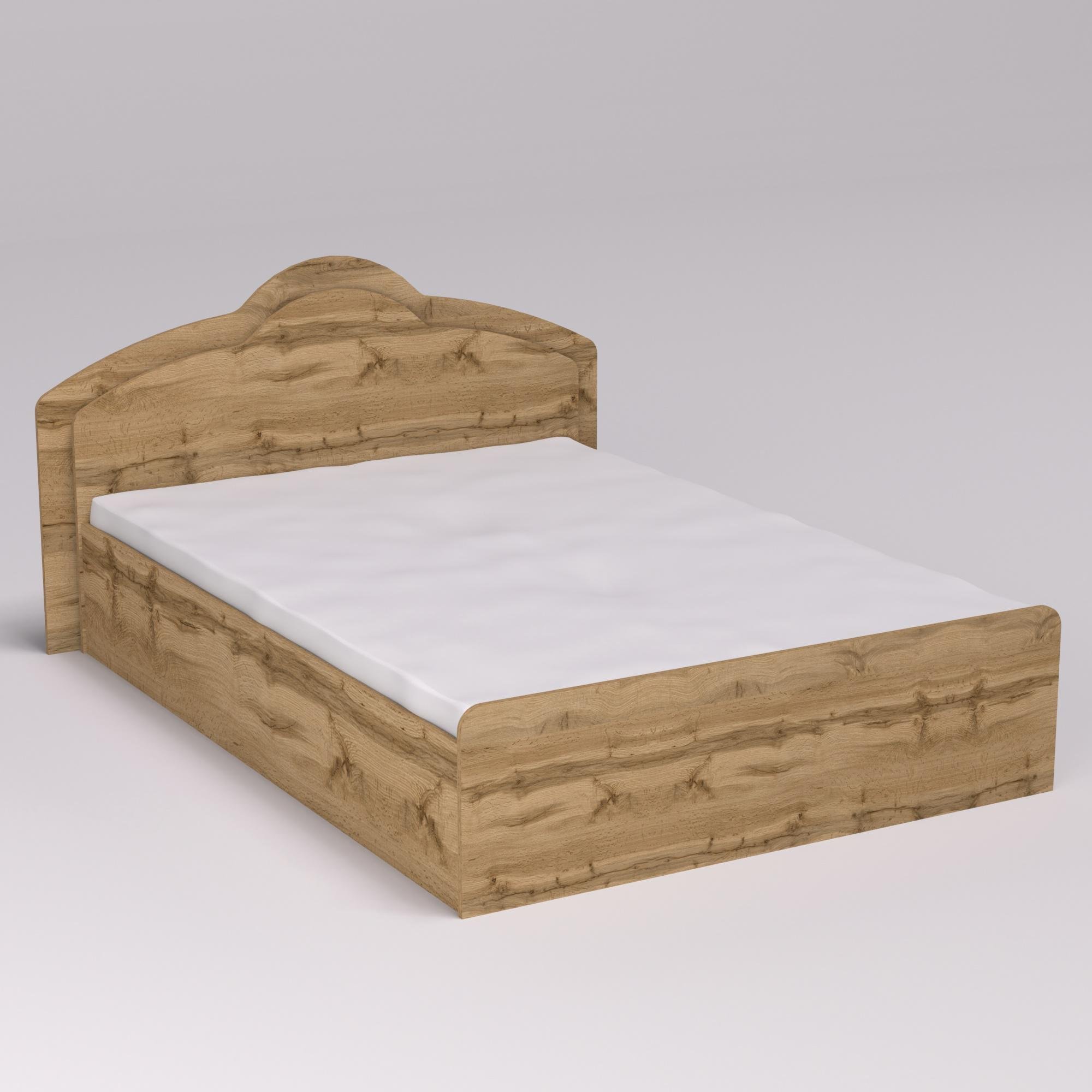 Кровать Диана двуспальная 2035х1660х1030 мм Дуб Тахо (22143)