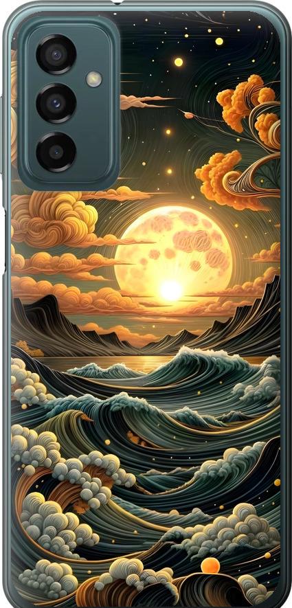 Чехол на Samsung Galaxy M13 M135 Арт волны (6332u-2765-42517) Чехол на Samsung Galaxy M13 M135 Арт волны (6332u-2765-42517)