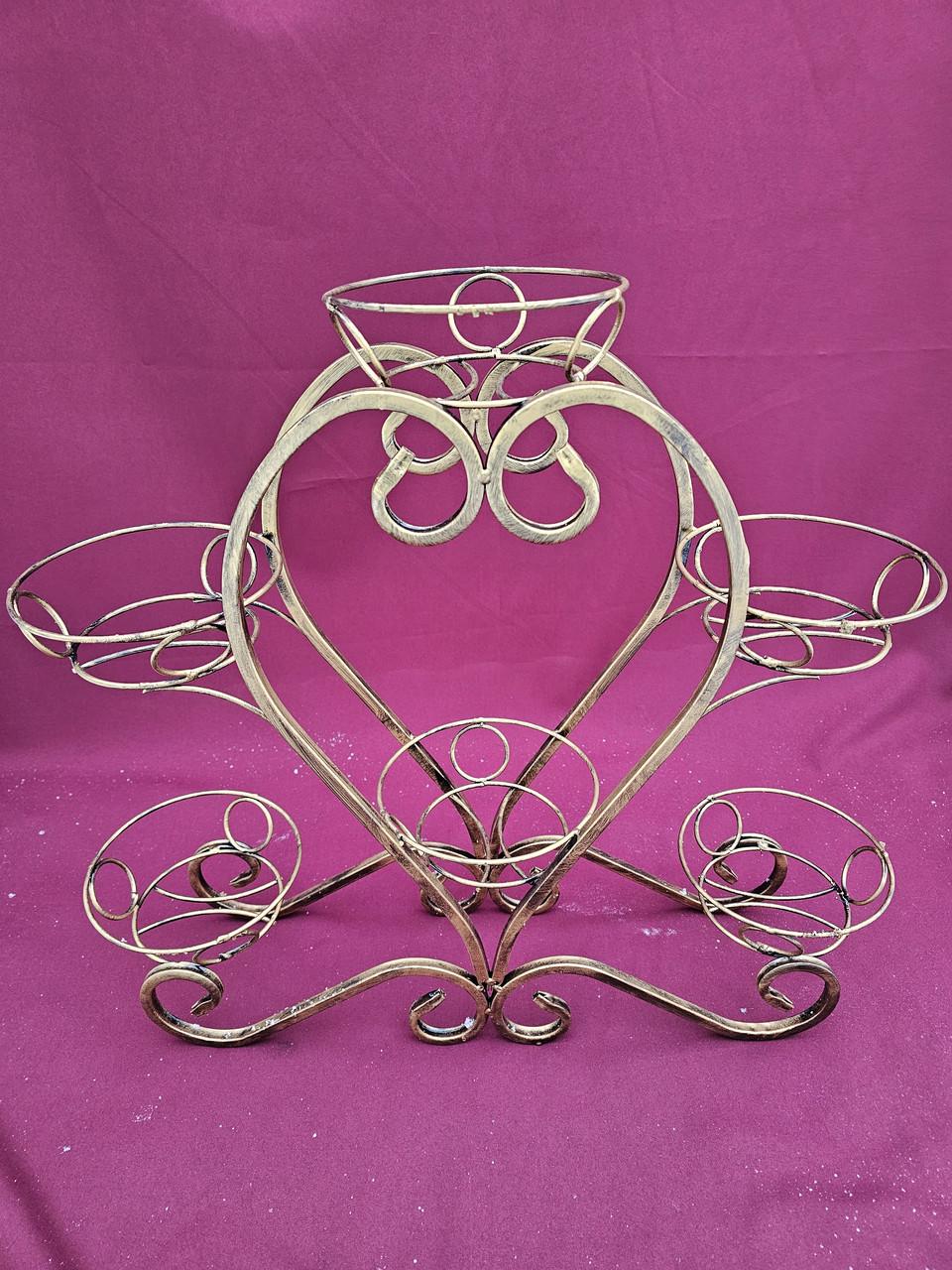 Подставка Фиалка на 6 вазонов на подоконник для цветов - фото 2 Подставка Фиалка на 6 вазонов на подоконник для цветов - фото 2