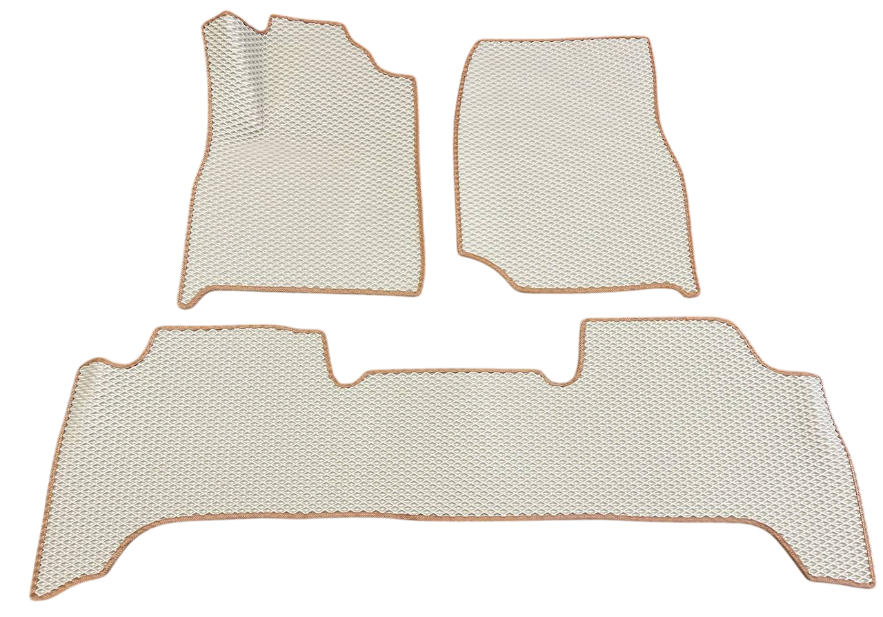 Коврики EVA с 3Д лапой в салон для Toyota Land Cruiser UZJ 100 1998-2007 гг. Бежевый (2430613088)
