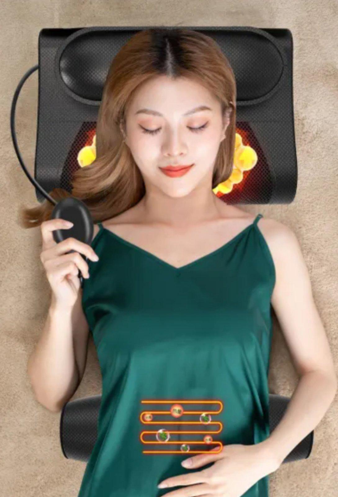 Подушка масажна Faercon F1-40 для спини та шиї роликовий масаж та підігрів - фото 7 Подушка масажна Faercon F1-40 для спини та шиї роликовий масаж та підігрів - фото 7