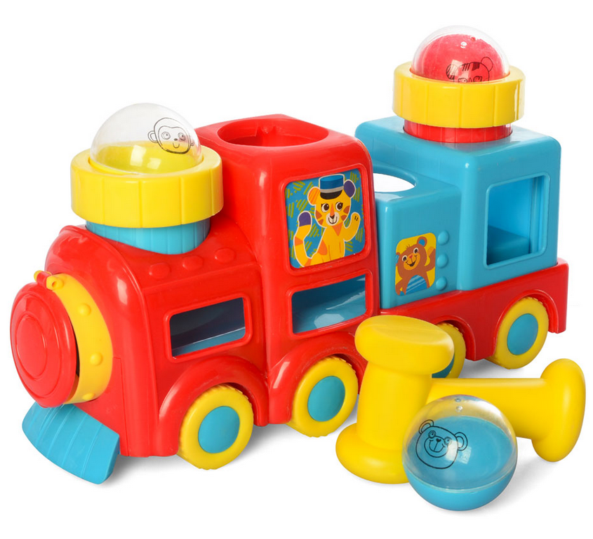 Паровозик Synergy AD16200 инерционный молоточек-стукалка 29 см