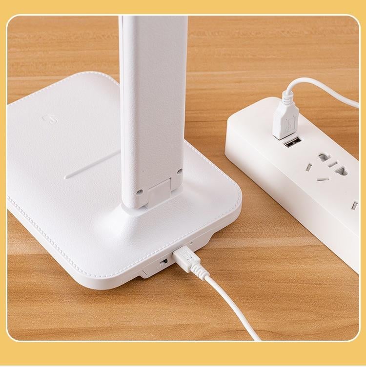 Настольная лампа LED аккумуляторная с подставкой для смартфона Белый (000617) - фото 4 Настольная лампа LED аккумуляторная с подставкой для смартфона Белый (000617) - фото 4