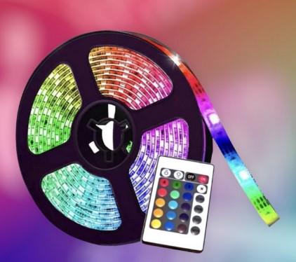 Светодиодная лента UKC водонепроницаемая с пультом ДУ 300 светодиодов 5 м - фото 2 Светодиодная лента UKC водонепроницаемая с пультом ДУ 300 светодиодов 5 м - фото 2