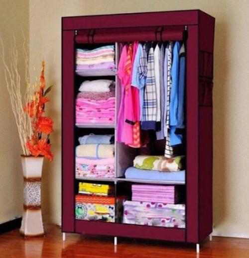 Тканевый шкаф складной HCX Storage Wardrobe 88105 6 отделений (DR017685) - фото 2