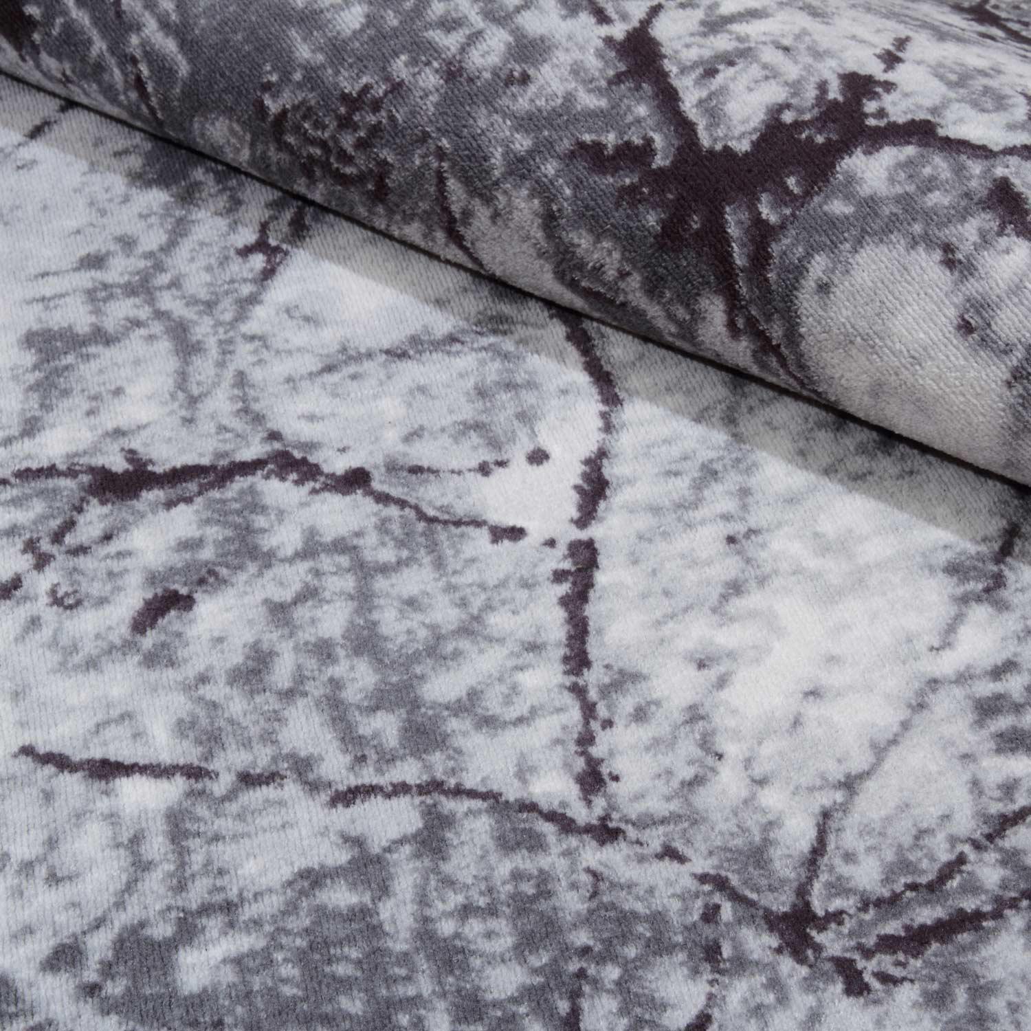 Дорожка ковровая Plato Soft 4090 на силиконовой основе противоскользящая 1 м Серый (00-00018032) - фото 10