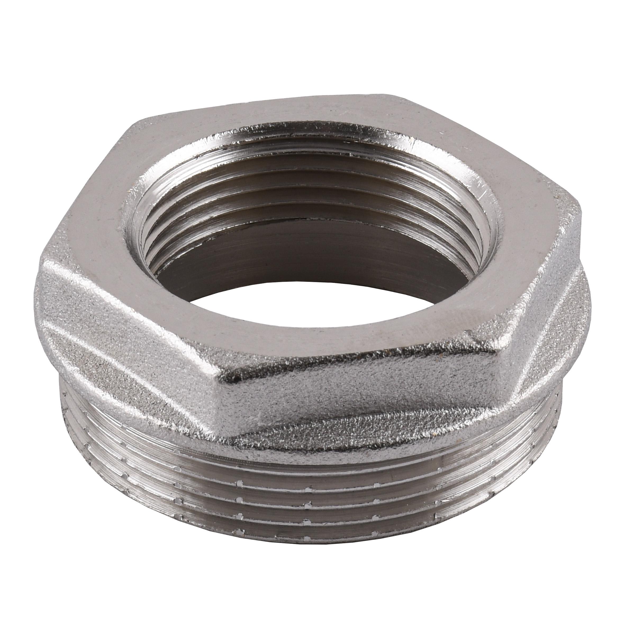 Футорка никелевая 2″ внешняя х 1 1/4″ внутренняя А0756А (000025112) - фото 1 Футорка никелевая 2″ внешняя х 1 1/4″ внутренняя А0756А (000025112) - фото 1