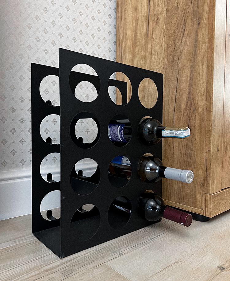 Подставка для вина NC Home Прямая на 12 бутылок (110234) - фото 5 Подставка для вина NC Home Прямая на 12 бутылок (110234) - фото 5