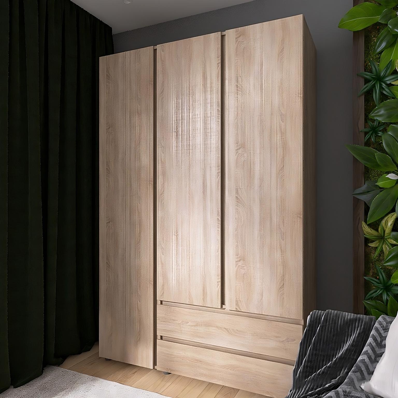 Шкаф Everest Лайт ШЛ-3 1365х500х2080 мм Сонома (11153) - фото 3