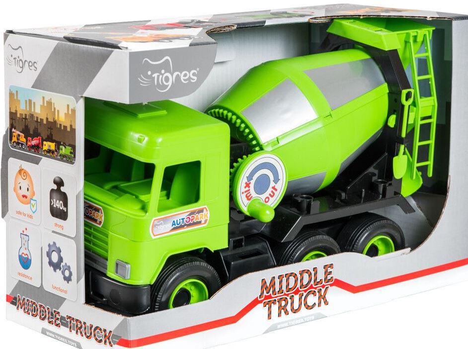 Іграшковий бетонозмішувач Tigres 39485 в коробці (15002) Іграшковий бетонозмішувач Tigres 39485 в коробці (15002)