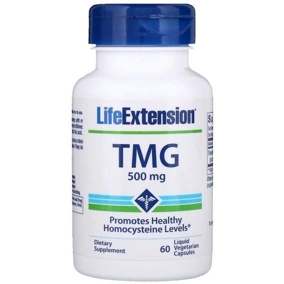 Гліцин Life Extension TMG 500 мг 60 Veg Caps