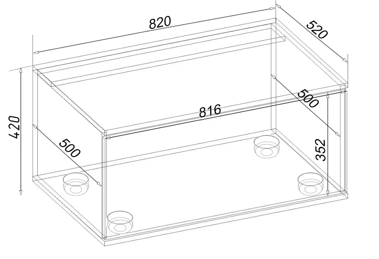 Тумба в гостиную Kontinent Hugo H-8 82х52х42 см Дуб Сонома (84446342) - фото 2 Тумба в гостиную Kontinent Hugo H-8 82х52х42 см Дуб Сонома (84446342) - фото 2