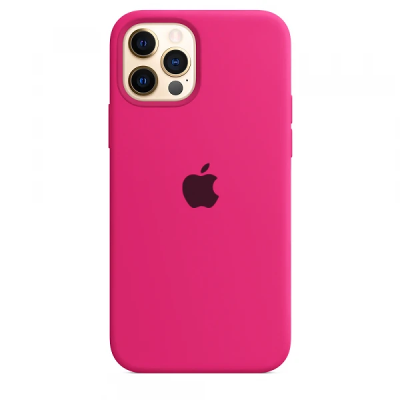 Чехол GoVern Silicone Case Full для Apple iPhone 12 Pro Barbie Pink