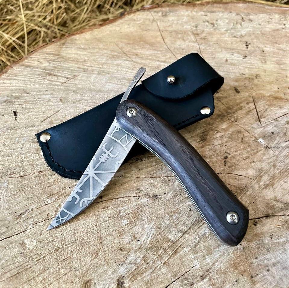 Нож охотничий раскладной Gorillas BBQ Коловрат фрикционный (KN214)