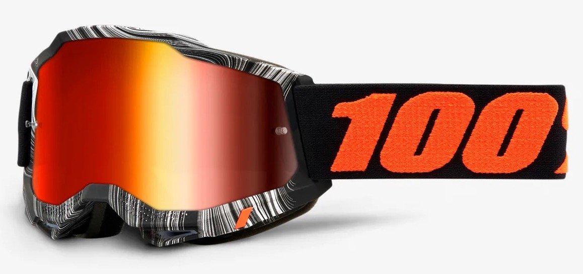 Мотоокуляри 100% ACCURI 2 Goggle Geospace/Mirror Red Lens/Mirror Lens (20225)