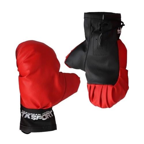 Боксерские перчатки детские TK Sport 6 унций Красный (178292)