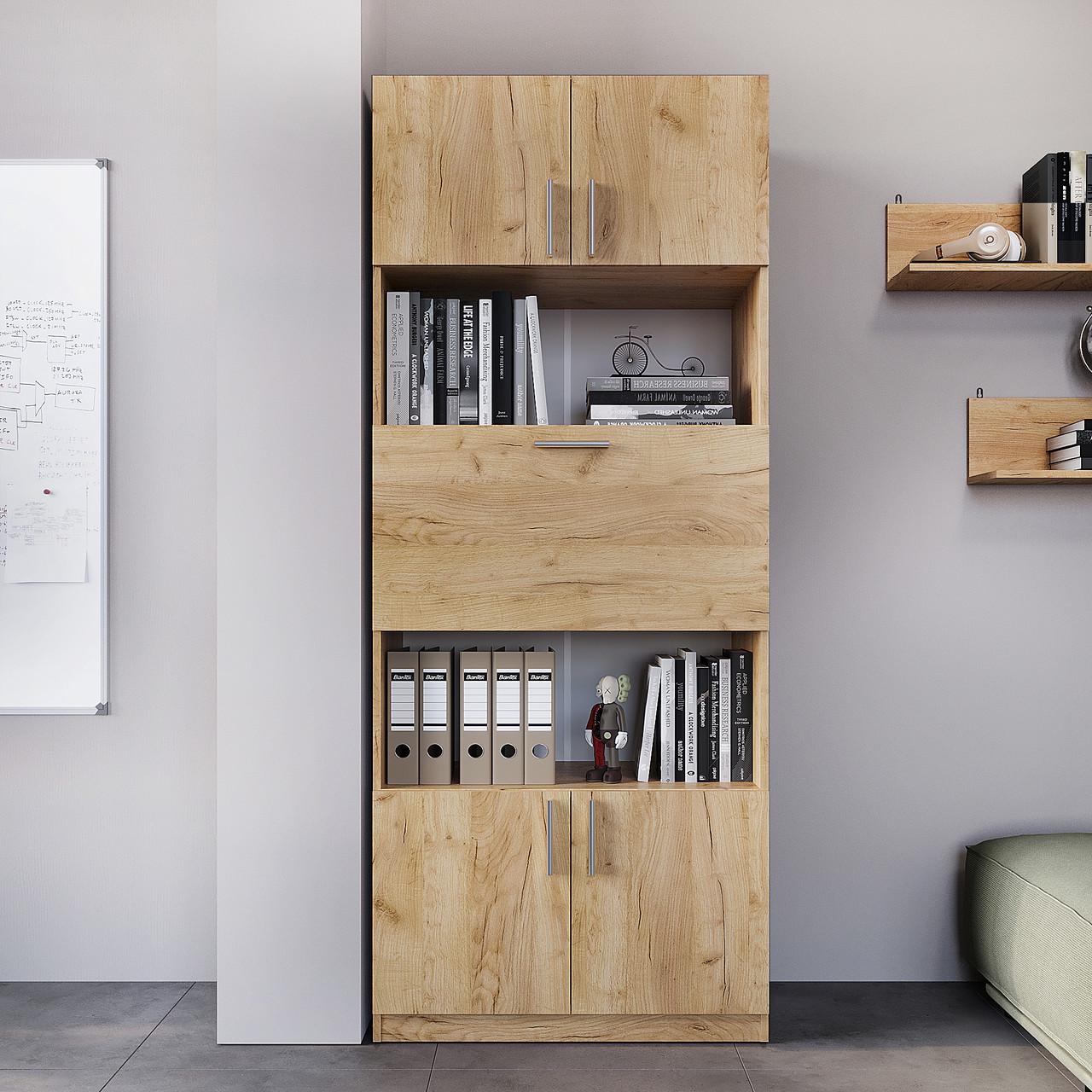 Шафа Компаніт 29 80х46,4х195 см Дуб крафт золотий (24878503)