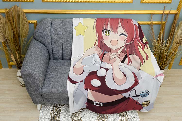 Плед плюшевый Christmas Kita Ikuyo Bocchi the Rock однослойный 135х150 см (114632) Плед плюшевый Christmas Kita Ikuyo Bocchi the Rock однослойный 135х150 см (114632)