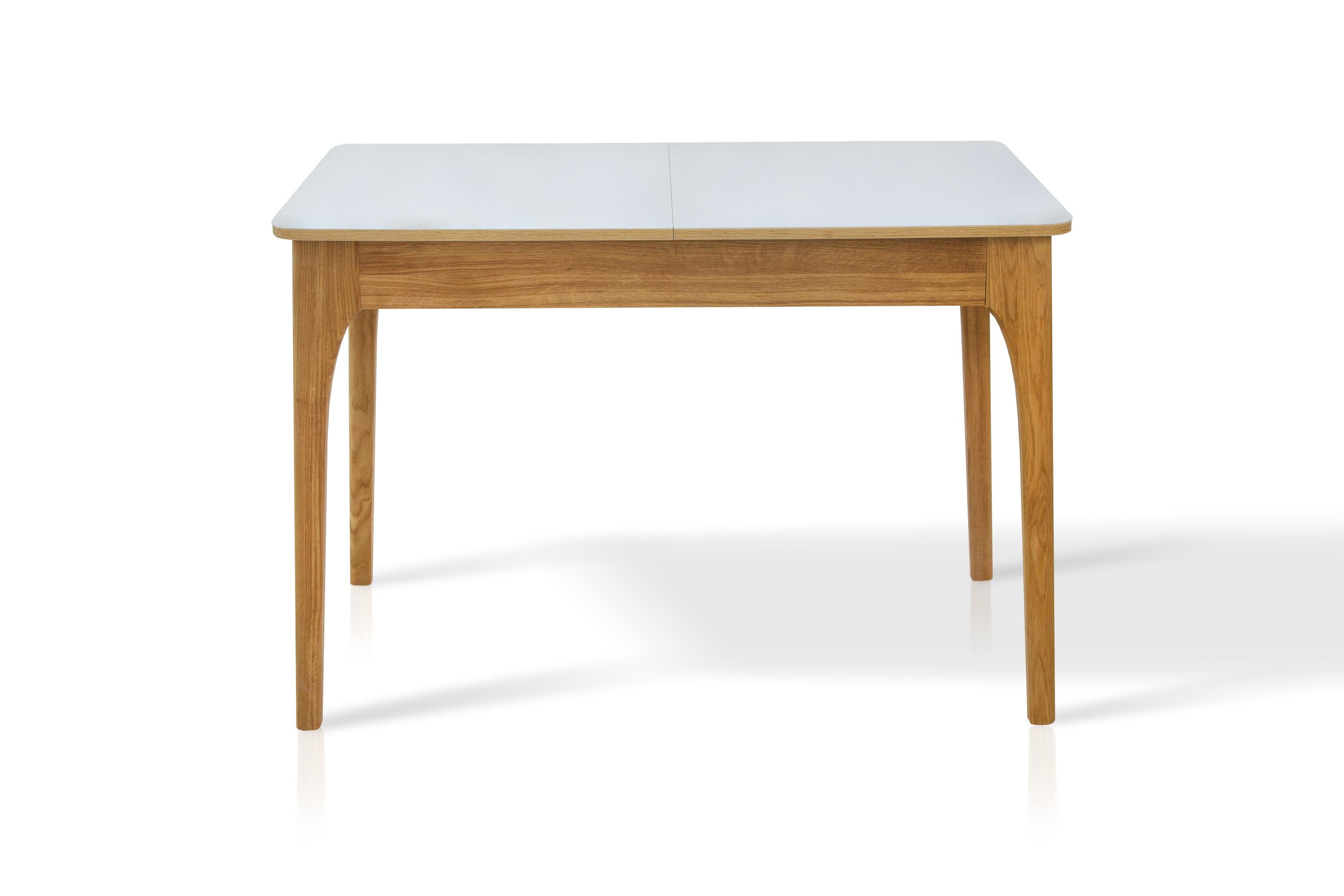 Обеденный стол Палермо Фиеста 1100/1450х700х760 мм Орех/Белый (GAА0050128)