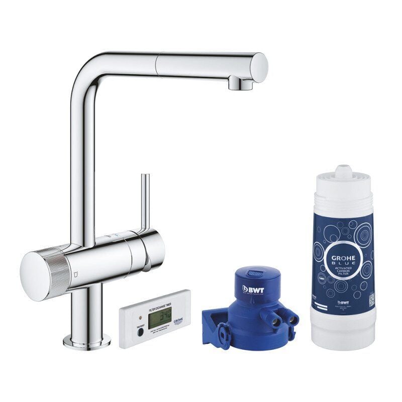 Смеситель кухонный Grohe Blue Pure Minta 30382000 комбинированный 2в1 Хром (75606) Смеситель кухонный Grohe Blue Pure Minta 30382000 комбинированный 2в1 Хром (75606)