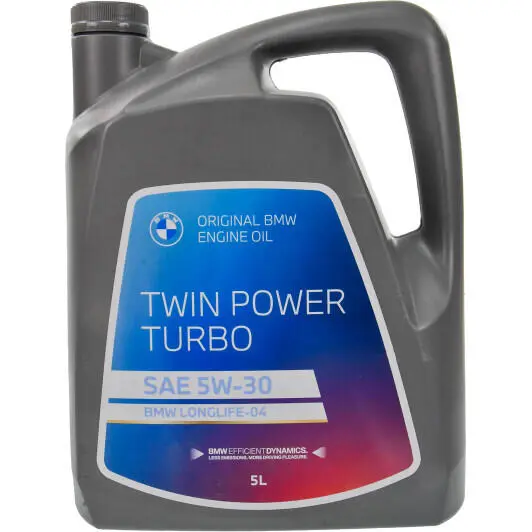 Моторное масло BMW TwinPower Turbo Oil Longlife-04 5W-30 5 л (83215b65fa2)