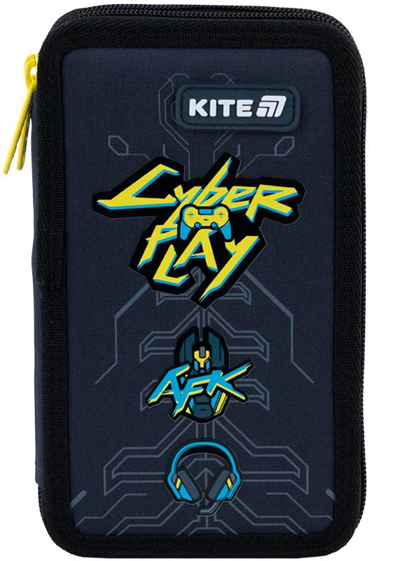 Пенал шкільний KITE K25-623-4 Cyber
