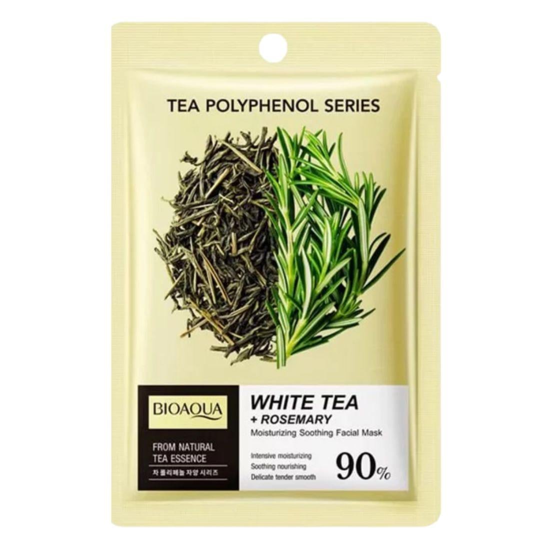 Маска для обличчя заспокійлива Bioaqua Tea+ Rosemary тканинна 25 мл (13353529)