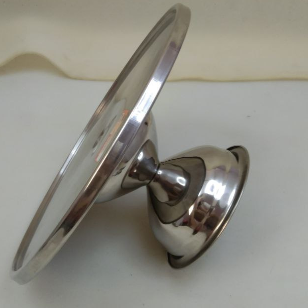 Подставка для торта круглая нержавеющая сталь d 30 см (PT-3) - фото 4 Подставка для торта круглая нержавеющая сталь d 30 см (PT-3) - фото 4