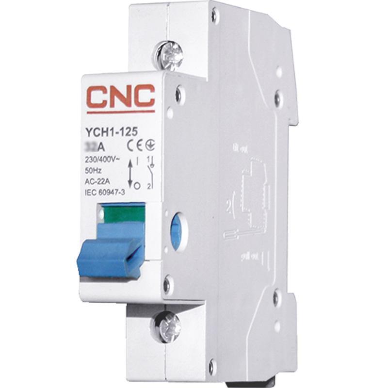 Модульный выключатель нагрузки CNC YCH1-125 1Р 100А (Б00030445)