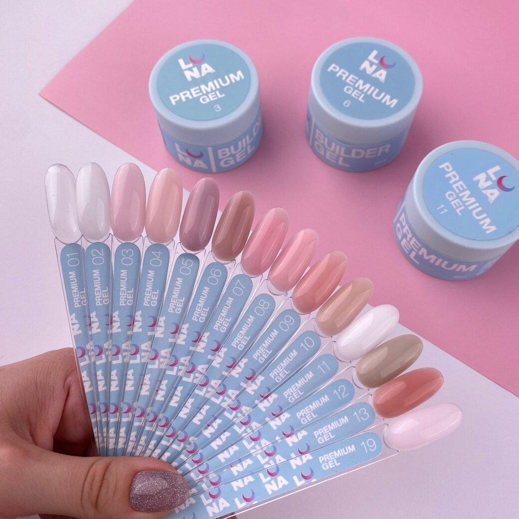 Гель Luna Moon Premium Gel №1 30 мл Прозрачный - фото 2 Гель Luna Moon Premium Gel №1 30 мл Прозрачный - фото 2