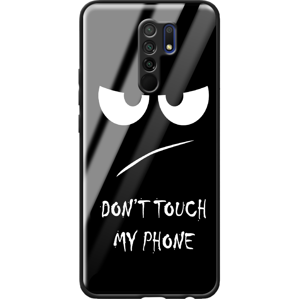 Чехол BoxFace Xiaomi Redmi 9 Don't Touch my Phone Черный силикон со стеклом (40233-up535-40865)