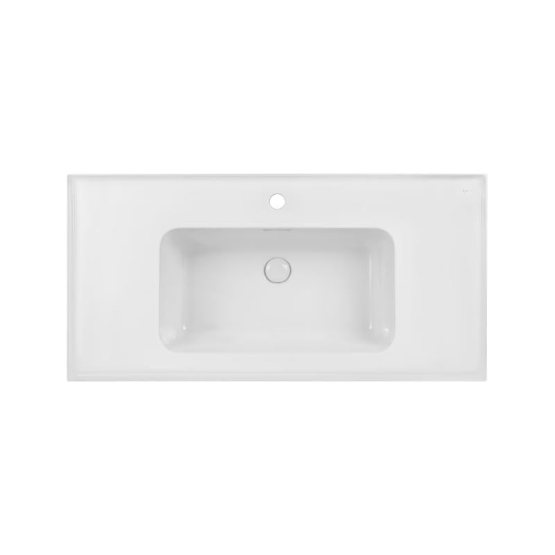 Раковина Qtap Albatross A 1000х500х230 з донним клапаном White (QT01115100AW)