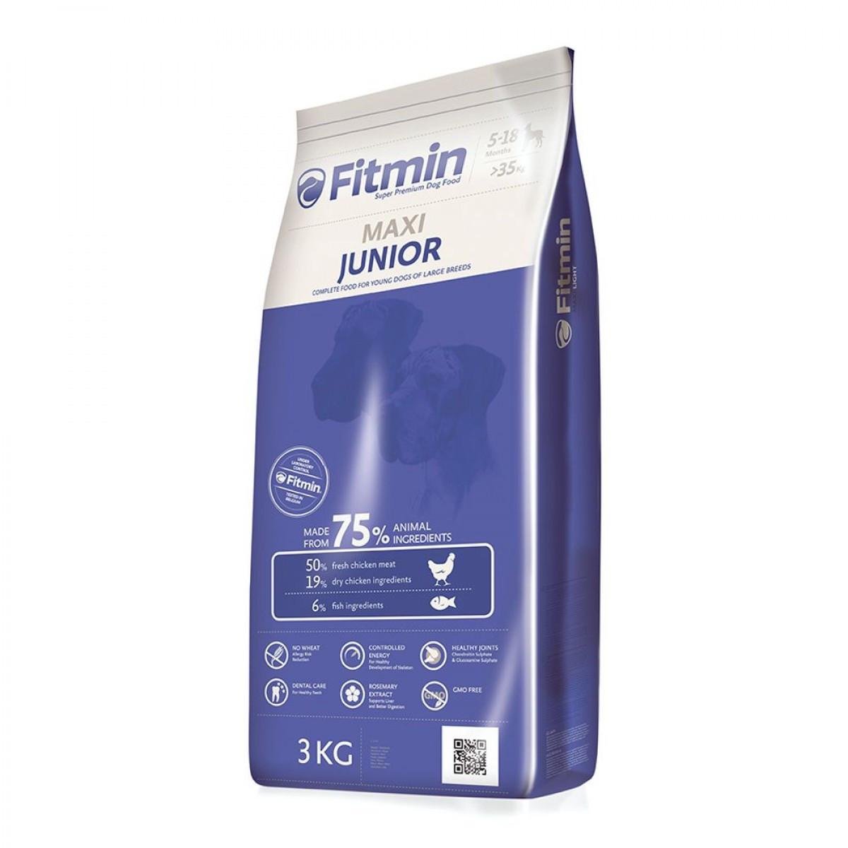 Корм сухий для щенят великих порід Fitmin Dog Maxi Junior з 5-ти місяців 3 кг (1158649039)