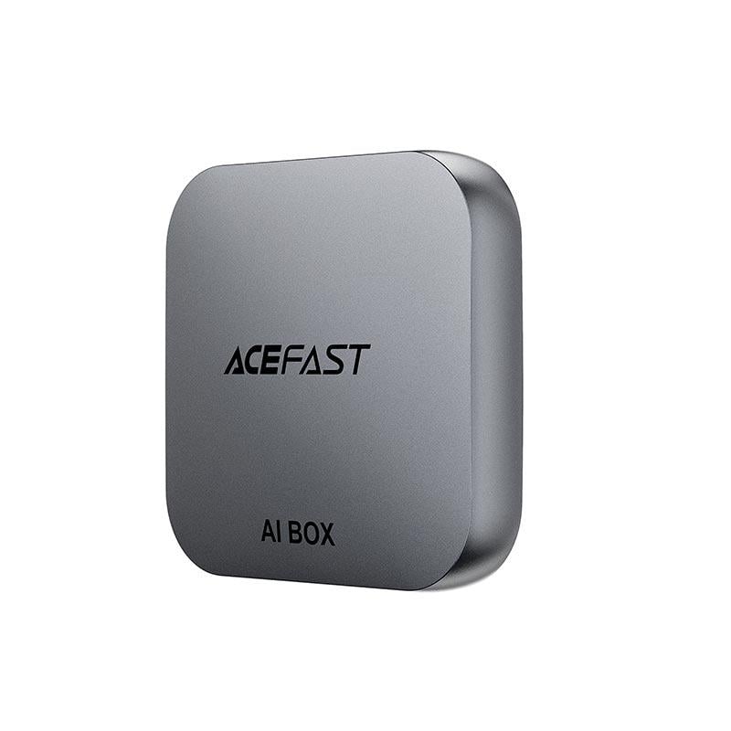 Адаптер автомобільний бездротовий Acefast AI Box QC2 CarPlay/Android Auto TF-карта/USB-C Grey (18251)