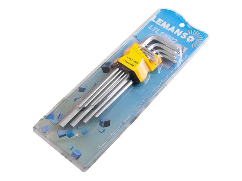 Ключи шестигранные Lemanso LTL10002 9 пр. (2369)