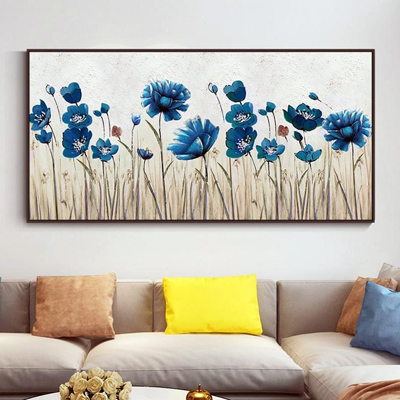 Картина на полотні ArtSale Квіти 50х100 см flwr0070