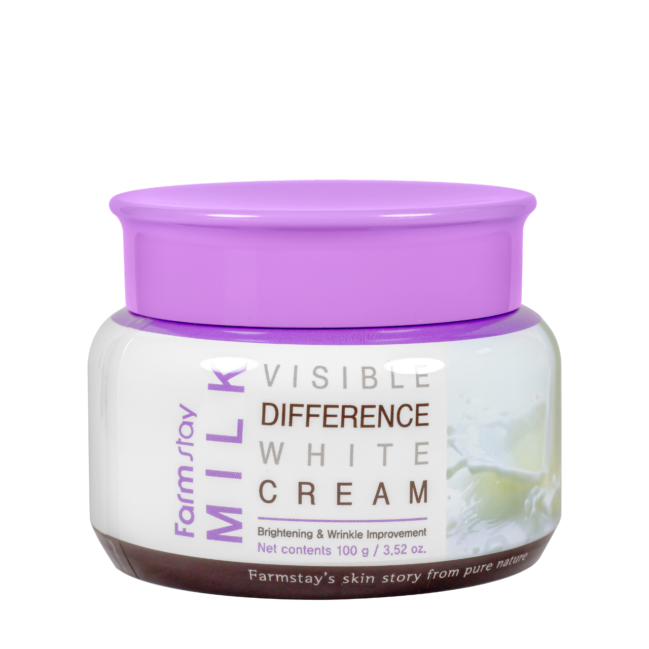 Крем для обличчя FarmStay Visible Difference Milk White відбілюючий 100 мл