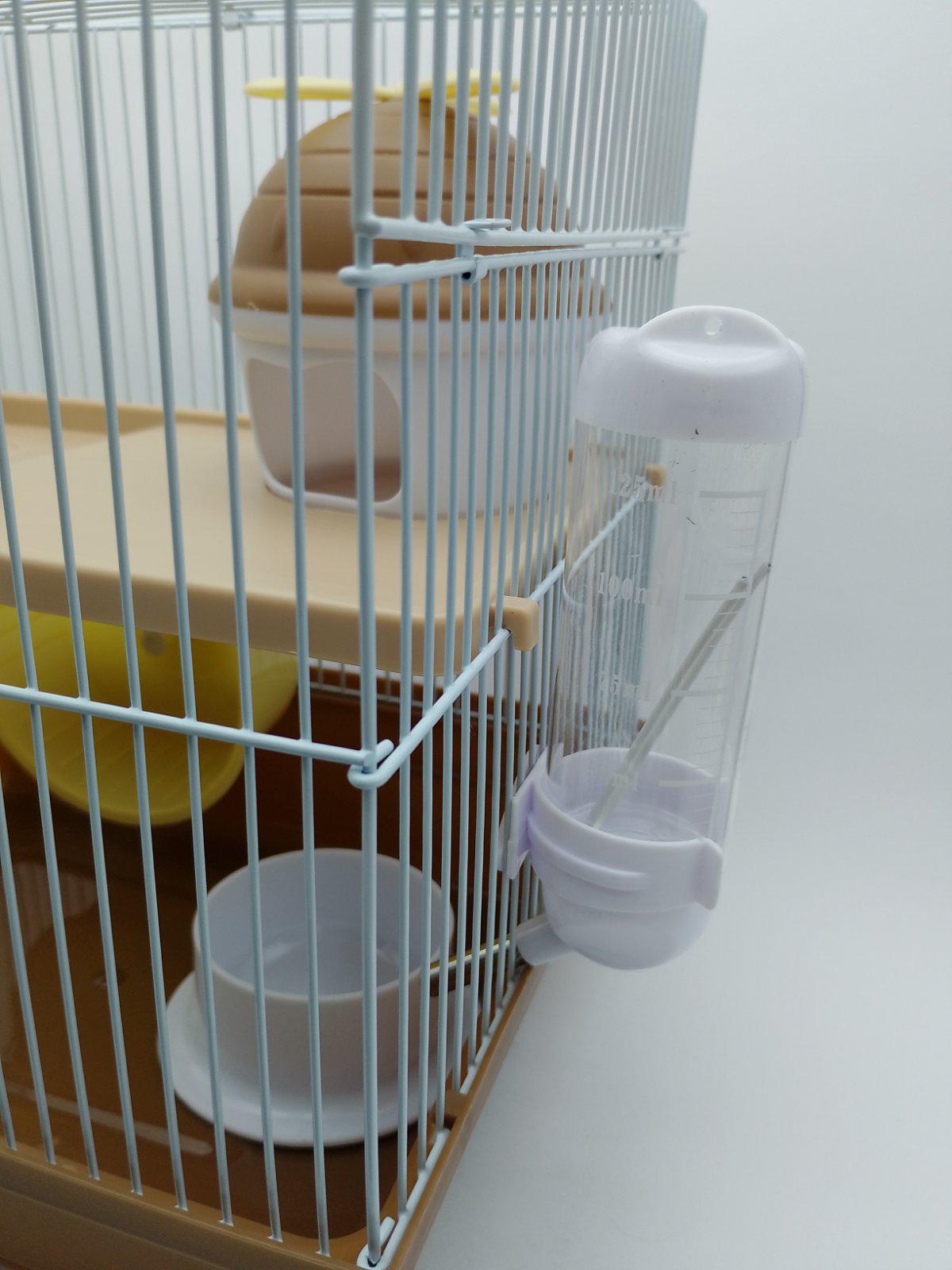 Клетка для мелких грызунов 3002 30x23x30 см Коричневый (30080030) - фото 3 Клетка для мелких грызунов 3002 30x23x30 см Коричневый (30080030) - фото 3