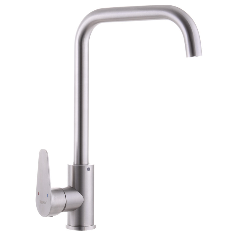 Смеситель для кухни Zerix Fox-011G из нержавеющей стали SUS304 (ZX3113)