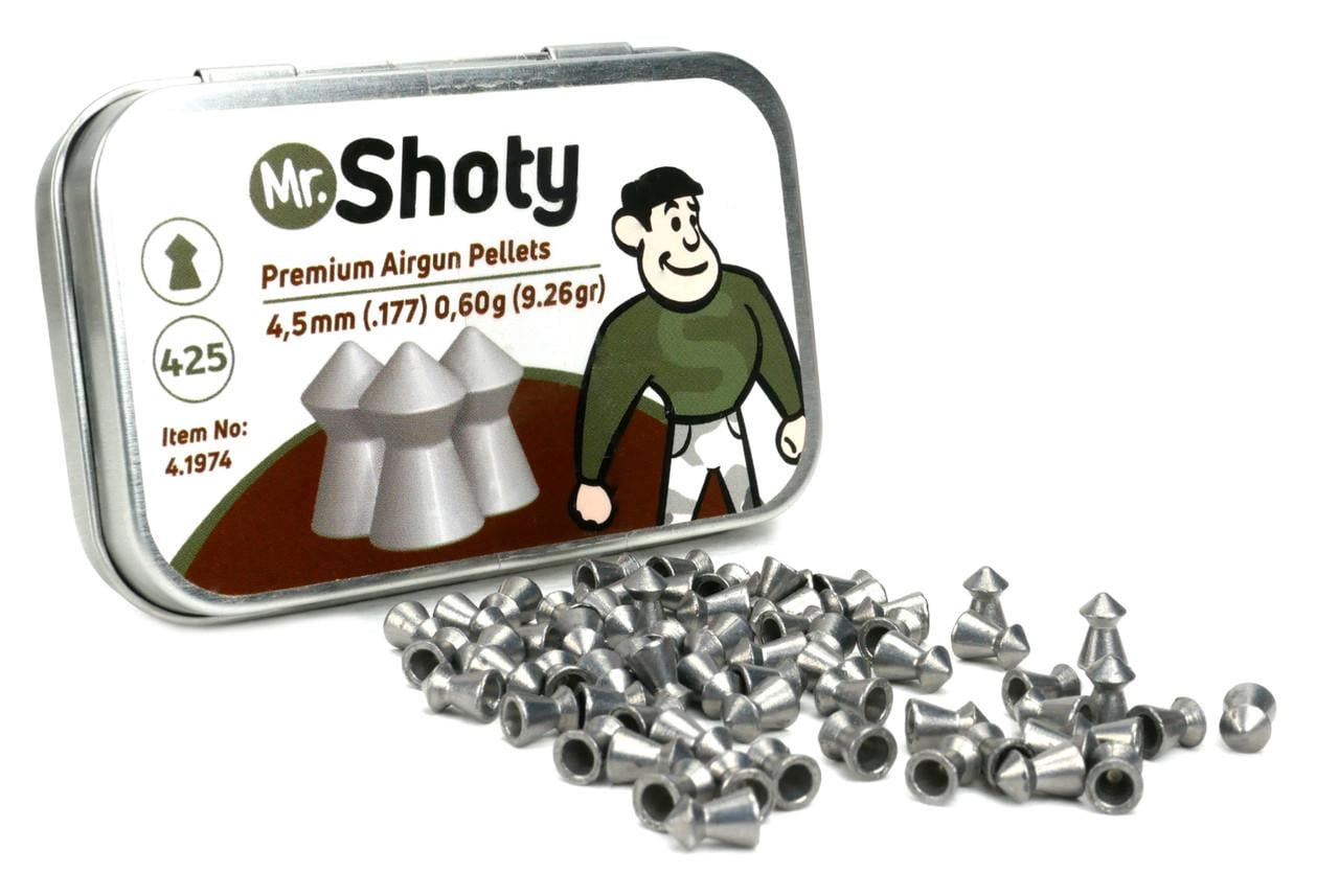 Пули Umarex Mr. Shoty Premium 4,5 мм 0,60 г 425 шт.