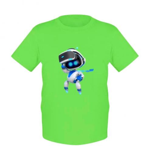 Футболка детская Astro Bot robot 140 см Салатовый (18252520-45-206849-M)