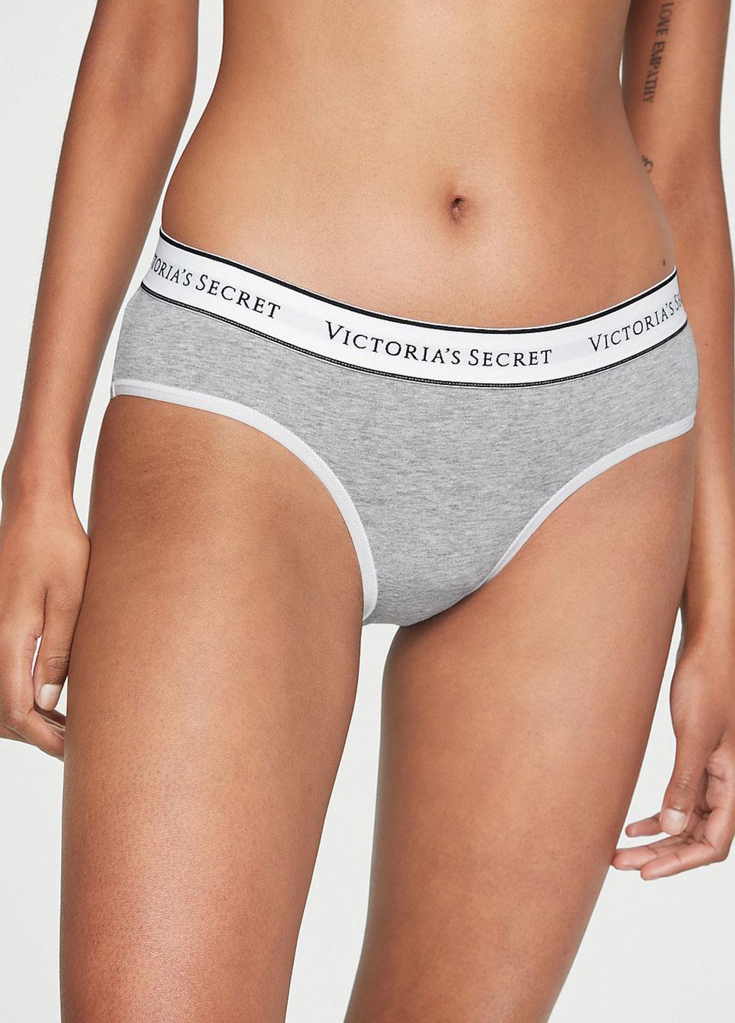 Трусики Victoria's Secret XL Сірий (1440000415923QBVXL)