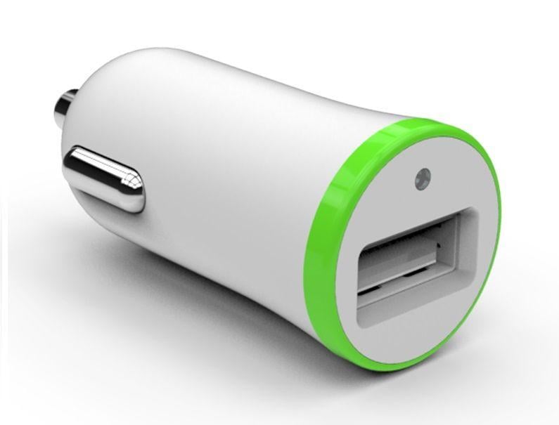 Пристрій автомобільний зарядний TOTO TZR-10 Car charger 1 USB 2,1A White