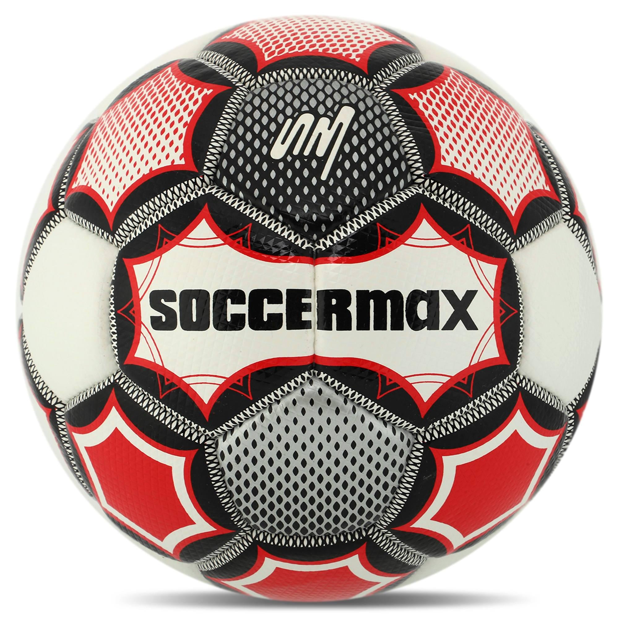 Футбольный мяч CRYSTAL SOCCERMAX FB-7997 №5 PU Белый/Красный