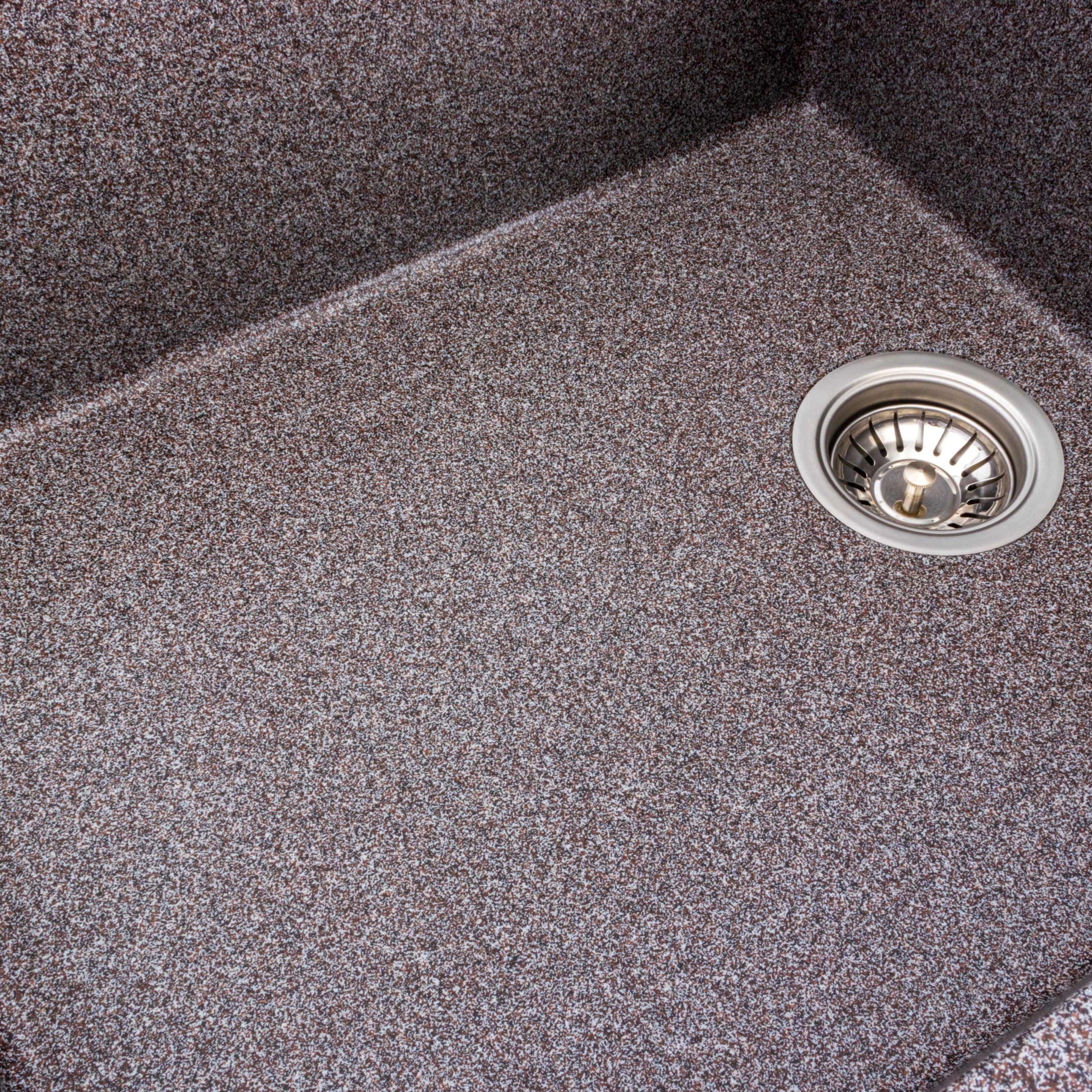 Мийка кухонна Platinum PLS-A39166 гранітна прямокутна 860x500 мм Сірий (25960367) - фото 5 Мийка кухонна Platinum PLS-A39166 гранітна прямокутна 860x500 мм Сірий (25960367) - фото 5